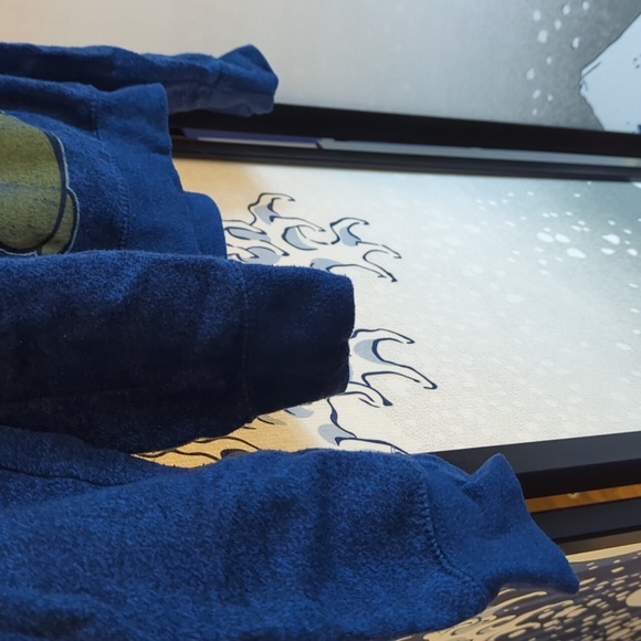 Disney Parks Mickey Hoodie/Sweatshirt w/ Pockets Blue Size S - Picture 6 of 6